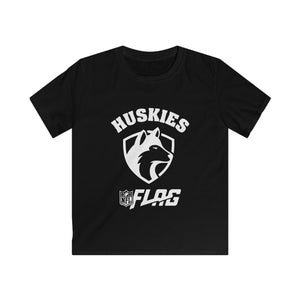 Youth Huskies Flag Football - Softstyle T-Shirt Volume | Suamico, WI
