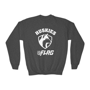 Youth Huskies Flag Football - Unisex Heavy Blend™ Crewneck Sweatshirt Volume | Suamico, WI
