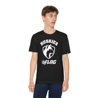 Youth Huskies Flag Football - Moisture Wicking Dri Fit Style Performance Tee Volume | Suamico, WI