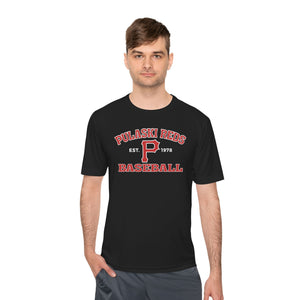 Pulaski Reds Baseball Est. 1978 - Unisex Moisture Wicking Dri Fit Style Tee Volume