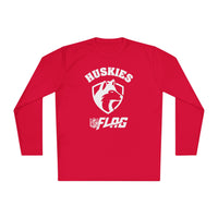 Huskies NFL FLAG Long Sleeve Tee — Lightweight Team Fan Shirt
