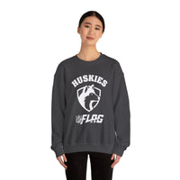 Huskies Flag Football - Unisex Heavy Blend™ Crewneck Sweatshirt Volume | Suamico WI