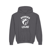 Youth Huskies Flag Football - Unisex Heavy Blend™ Hooded Sweatshirt Volume | Suamico, WI
