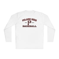 Pulaski Reds Baseball Est. 1978 - Unisex Lightweight Long Sleeve Tee - Dri Fit Style Volume