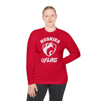 Huskies NFL FLAG Long Sleeve Tee — Lightweight Team Fan Shirt
