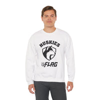 Huskies Flag Football - Unisex Heavy Blend™ Crewneck Sweatshirt Volume | Suamico WI