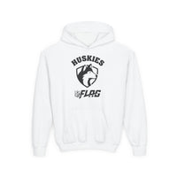 Youth Huskies Flag Football - Unisex Heavy Blend™ Hooded Sweatshirt Volume | Suamico, WI