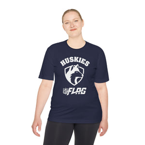 Huskies Flag Football - Unisex Moisture Wicking Dri Fit Style Tee Volume | Suamico, WI