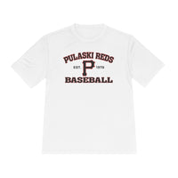 Pulaski Reds Baseball Est. 1978 - Unisex Moisture Wicking Dri Fit Style Tee Volume