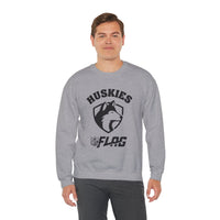 Huskies Flag Football - Unisex Heavy Blend™ Crewneck Sweatshirt Volume | Suamico WI
