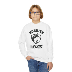 Youth Huskies Flag Football - Unisex Heavy Blend™ Crewneck Sweatshirt Volume | Suamico, WI