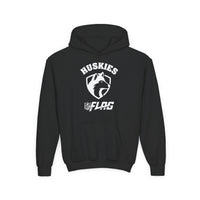 Youth Huskies Flag Football - Unisex Heavy Blend™ Hooded Sweatshirt Volume | Suamico, WI