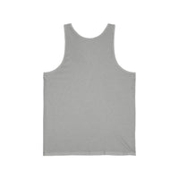 Printify’s P Reds Baseball Est. 1978 - Unisex Jersey Tank Volume shown flat with the back side facing up against a white background, inspired by vintage Pulaski Reds baseball style.