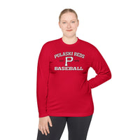 Pulaski Reds Baseball Est. 1978 - Unisex Lightweight Long Sleeve Tee - Dri Fit Style Volume