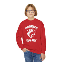 Youth Huskies Flag Football - Unisex Heavy Blend™ Crewneck Sweatshirt Volume | Suamico, WI