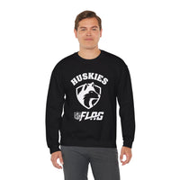 Huskies Flag Football - Unisex Heavy Blend™ Crewneck Sweatshirt Volume | Suamico WI