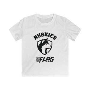 Youth Huskies Flag Football - Softstyle T-Shirt Volume | Suamico, WI