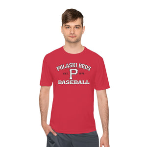 Pulaski Reds Baseball Est. 1978 - Unisex Moisture Wicking Dri Fit Style Tee Volume