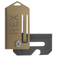 A compact Bison River 2" Everyday Carry Knife, metal construction with custom laser engraving—features a safe slot for blade adjustment and visible exposed blade, perfect for promotional giveaways or branded corporate gifts.