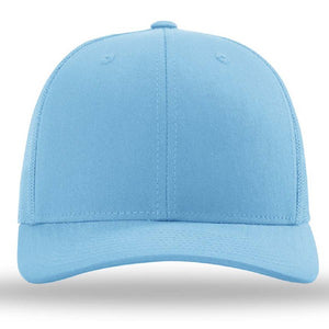 A light blue Richardson hat with a pre-curved visor.