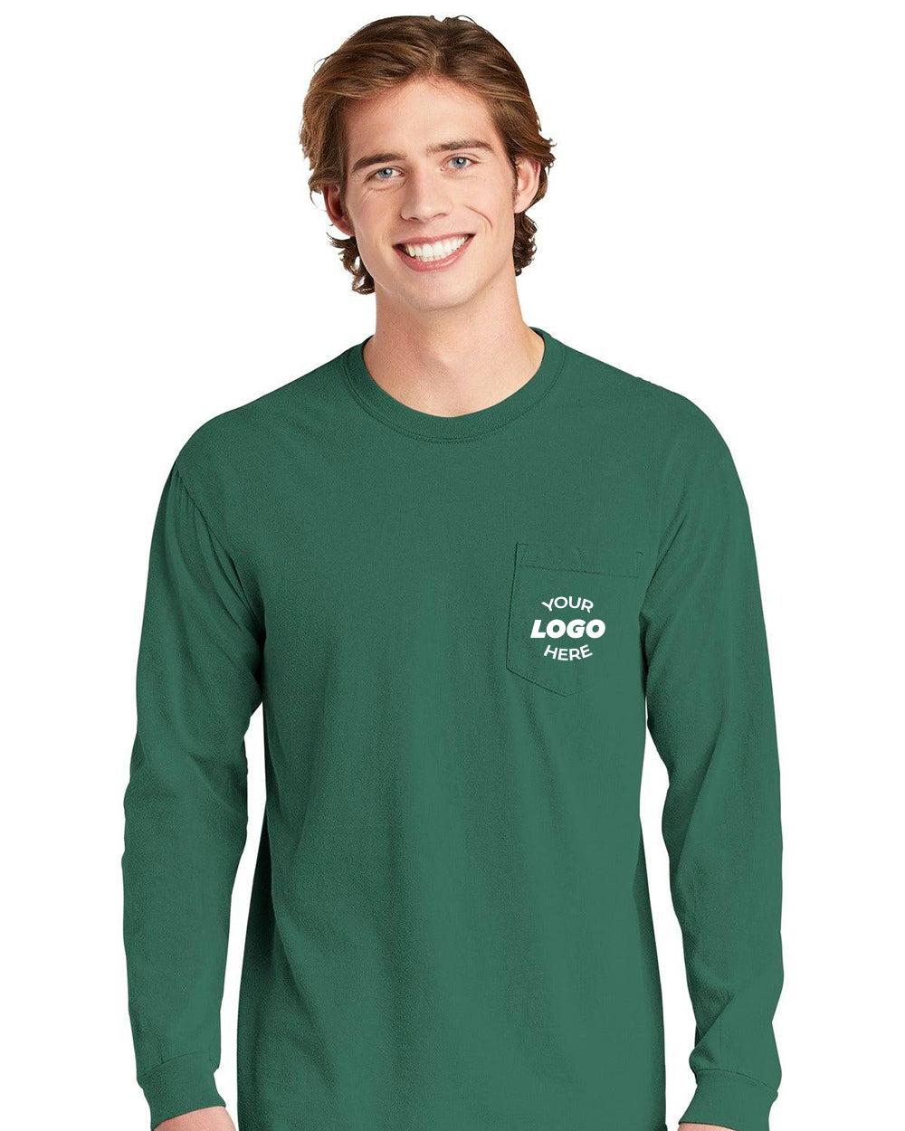 Comfort Colors Heavyweight Ring Spun Long Sleeve Pocket T-Shirt 4410