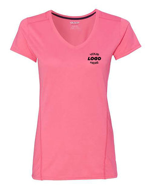 Gildan Performance Tech Women's V-Neck Safety T-Shirt