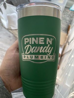 Kodiak Coolers custom tumblers engraved with your logo or design - Free Slider Lid Upgrade - LIMITED TIME Special Pricing featuring custom business logo.