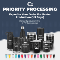 Kodiak Wholesale's Priority Processing - Expedite Your Order for Faster Production (1-3 Day - Production) helps expedite your order, ensuring a faster production time.