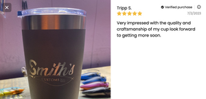 A Priority Processing - Expedite Your Order for Faster Production (1-3 Day - Production) tumbler with the Kodiak Wholesale logo on it.