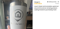 A person is holding up a cup with the Kodiak Wholesale logo on it, indicating their order for Priority Processing - Expedite Your Order for Faster Production (1-3 Day - Production).