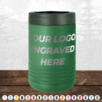 A Kodiak Coolers stainless steel can holder with your custom logo laser engraved.
