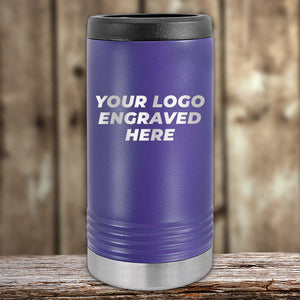 The Kodiak Coolers 4th of July SALE features custom purple insulated tumblers with black lids, silver bases, and your engraved logo—perfect stylish drinkware for events. $200 minimum order applies; front engraving included.