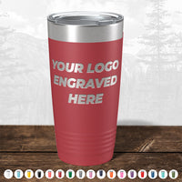 The Kodiak Coolers Custom Tumbler features your engraved logo or design. Available in various colors with a silver lid—no setup fees and only a $200 minimum order. Ideal for standout promotional gifts or custom mugs.