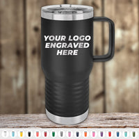 A Kodiak Coolers Custom Travel Tumbler 20 oz with your Logo or Design Engraved - Special Bulk Wholesale Volume Pricing.
