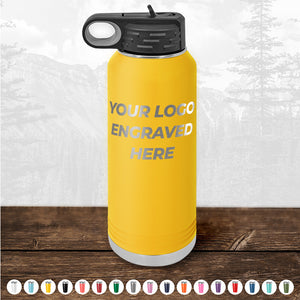 Custom Drinkware Engraved with your Logo or Design - Front Side Logo Included - HUGE LABOR DAY SALE