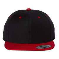 Yupoong Classics 6089 Premium Flat Bill Snapback Cap - Custom Embroidered Hat