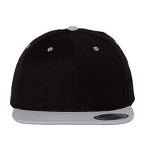 A YP Classics 6089 Premium Flat Bill Snapback Cap on a white background.