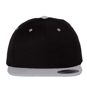 Yupoong Classics 6089 Premium Flat Bill Snapback Cap - Custom Embroidered Hat