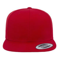 Yupoong Classics 6089 Premium Flat Bill Snapback Cap - Custom Embroidered Hat