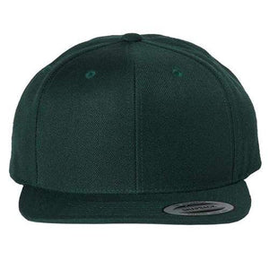 Yupoong Classics 6089 Premium Flat Bill Snapback Cap - Custom Embroidered Hat