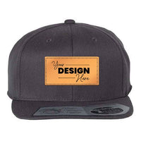 Flexfit 110 Flat Bill Snapback Hat - Custom Embroidered Hat