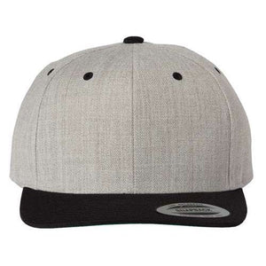 Yupoong Classics 6089 Premium Flat Bill Snapback Cap - Custom Embroidered Hat