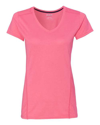 Gildan Performance Tech Women's V-Neck Safety T-Shirt