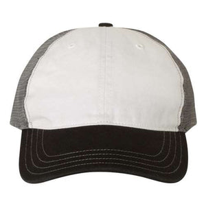 An image of a white Richardson 111 Garment-Washed Snapback Trucker Hat.