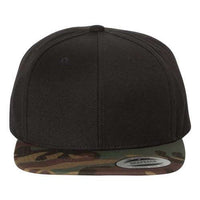 Yupoong Classics 6089 Premium Flat Bill Snapback Cap - Custom Embroidered Hat