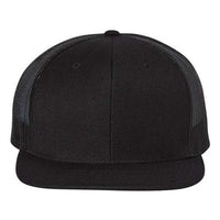Richardson 511 Wool Blend Flat Bill Trucker Cap - Custom Embroidered Hat