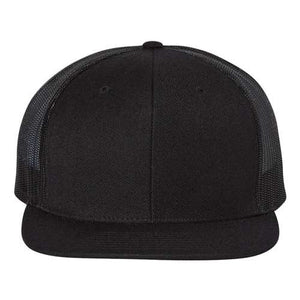 Richardson 511 Wool Blend Flat Bill Trucker Cap - Custom Embroidered Hat