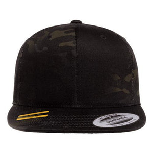 Yupoong Classics 6089 Premium Flat Bill Snapback Cap - Custom Embroidered Hat