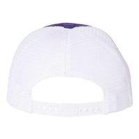 A Richardson 111 Garment-Washed Snapback Trucker Hat on a white background.