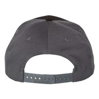 A Richardson 312 Twill Back Snapback Trucker Hat with a black strap.